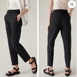 Athleta Stellar Trouser Women's Black Straight Leg Pants
